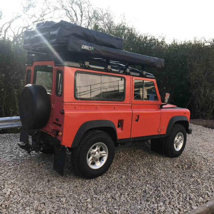 [CLEARANCE] 180-Degree Sand Yellow Expedition Overland Fold-out Vehicle Camping Side Awning