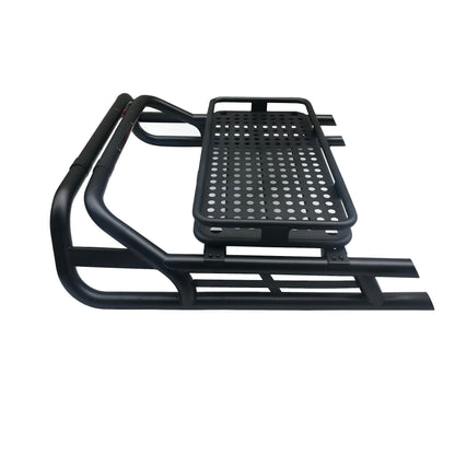 Direct4x4 Pickup Truck Roll Sports Bars [CLEARANCE] Black Long Arm Roll Sports Bar with Cargo Basket Rack