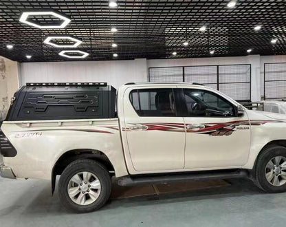 Aluminium Trade Load Bed Canopy for the Toyota Hilux 2016+ Double Cab