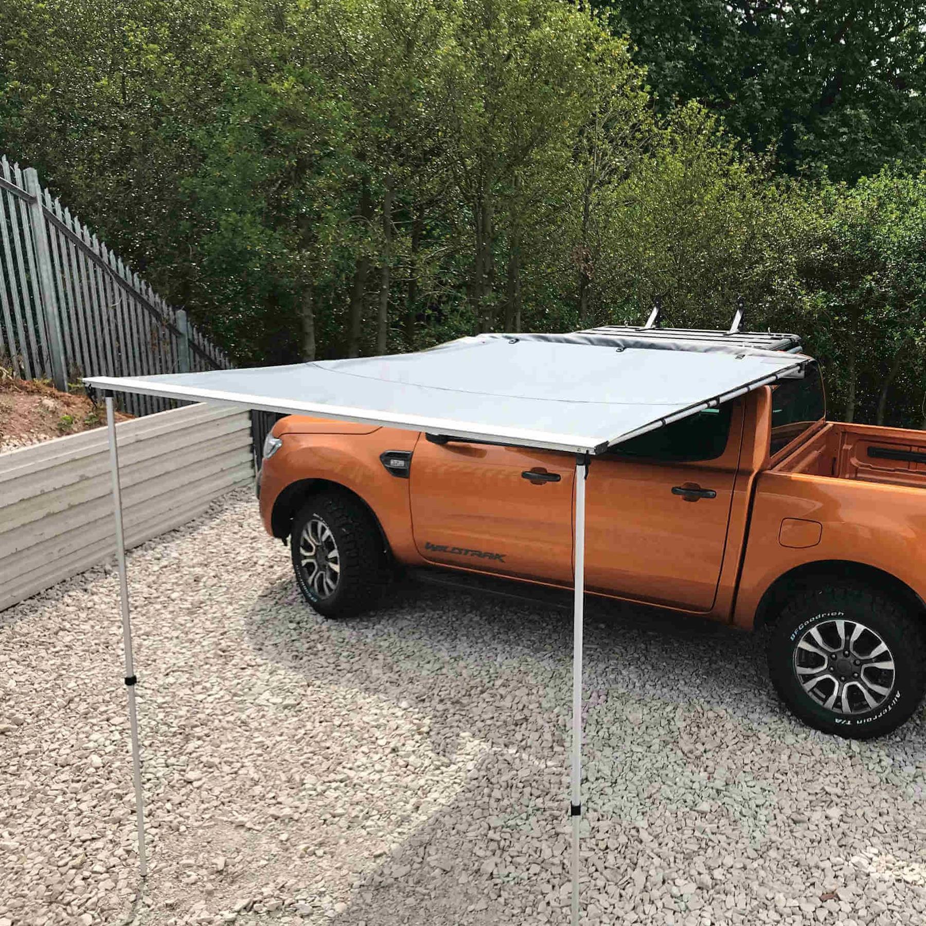 Direct4x4 Side Awnings [CLEARANCE] Expedition Pull-out 2mx2m Forest Green Vehicle Side Awning