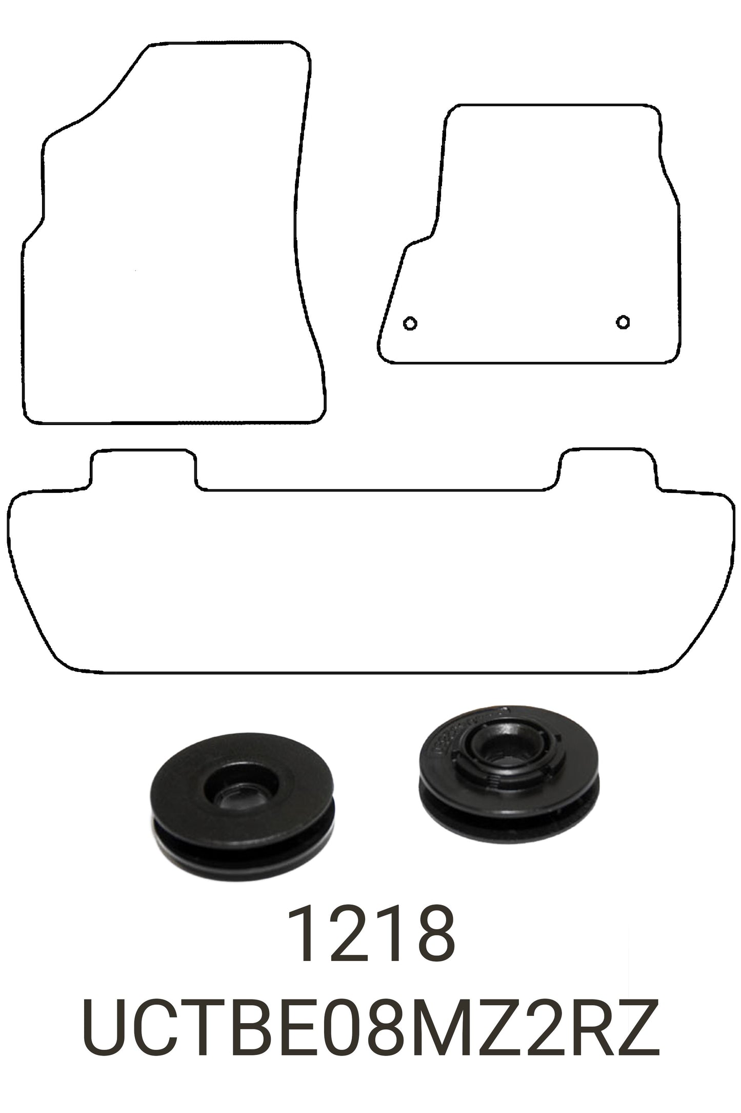 Fits Citroen Berlingo 2008-2018 Tailored Rubber Mats