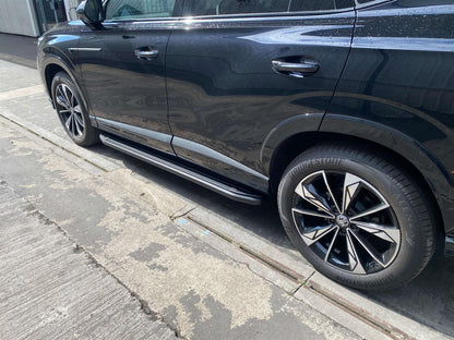 Black Raptor Side Steps Running Boards for the MG HS 2025+