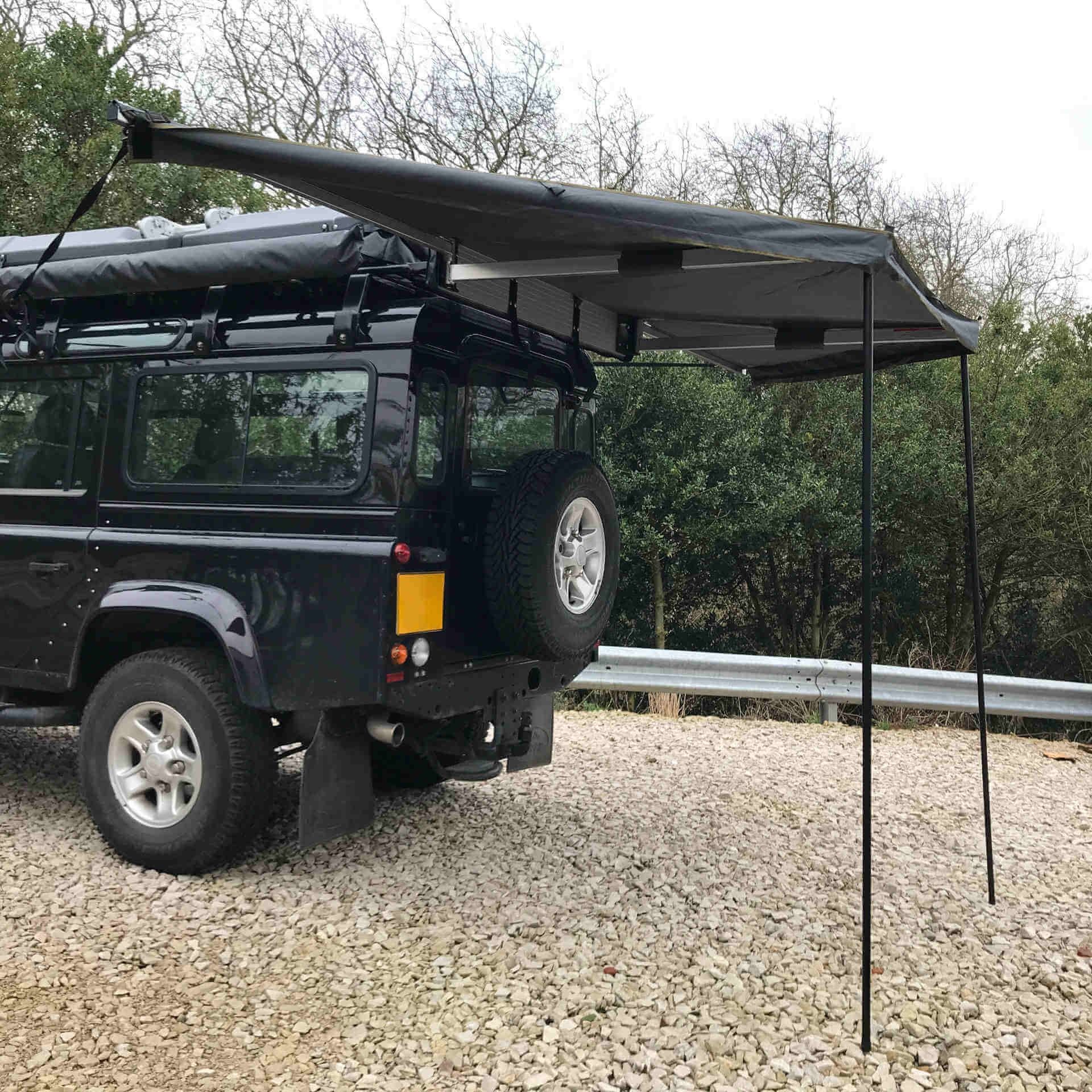 Direct4x4 Side Awnings [CLEARANCE] Mini 180-Degree Expedition Overland Fold-out Vehicle Camping Side or Rear Awning