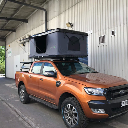 Direct4x4 Roof Top Tents [CLEARANCE] Black Overland Expedition Hard Shell Pop-up 2-Person Roof Top Camping Tent