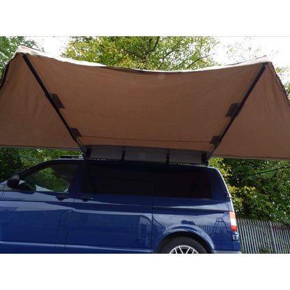 180 Degree Sand Yellow Overland Expedition Foldout Vehicle Camping Side Awning -  - sold by Direct4x4