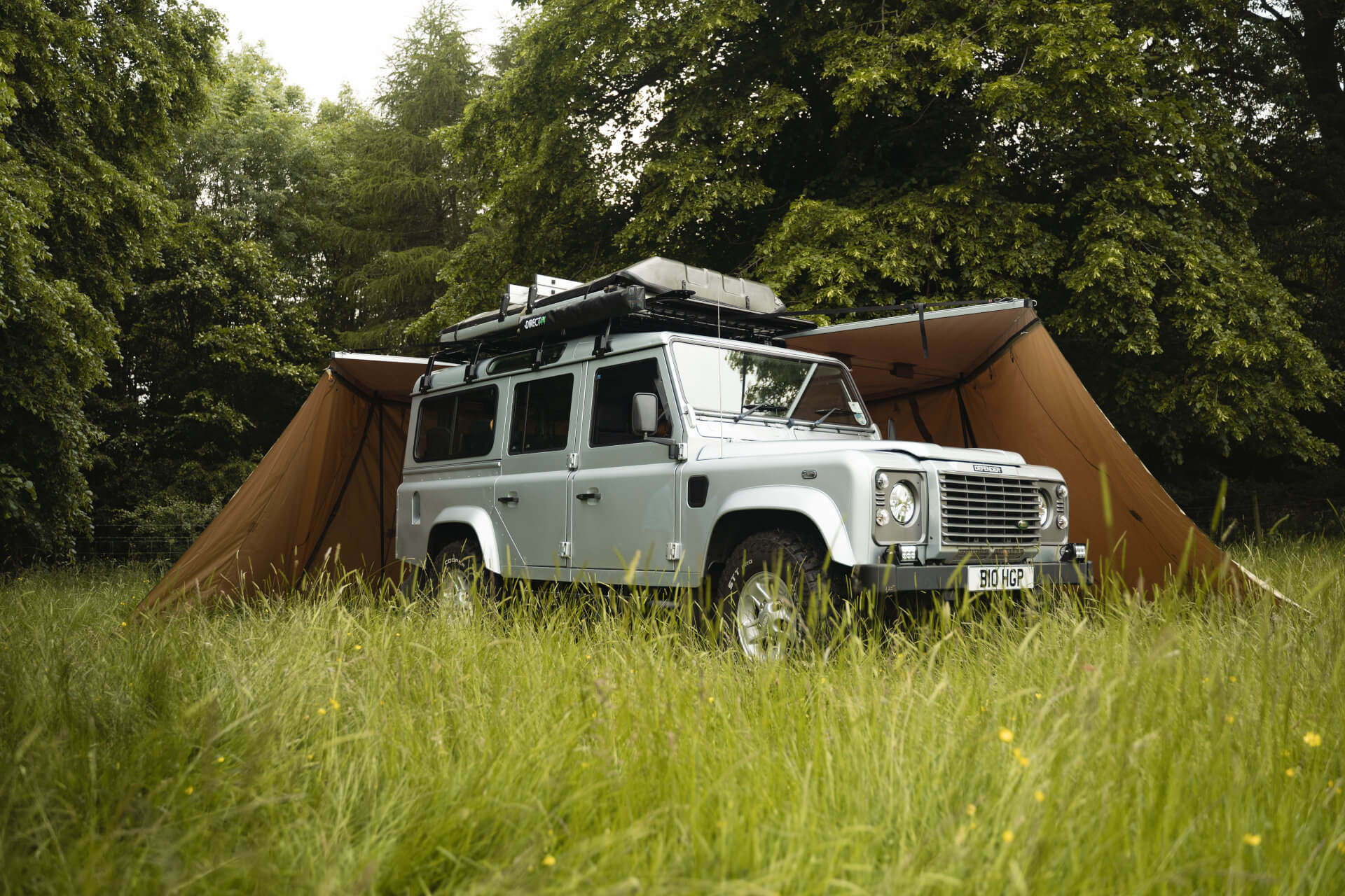Overland Expedition Fold-Out Vehicle Awning Side Walls -  - sold by Direct4x4