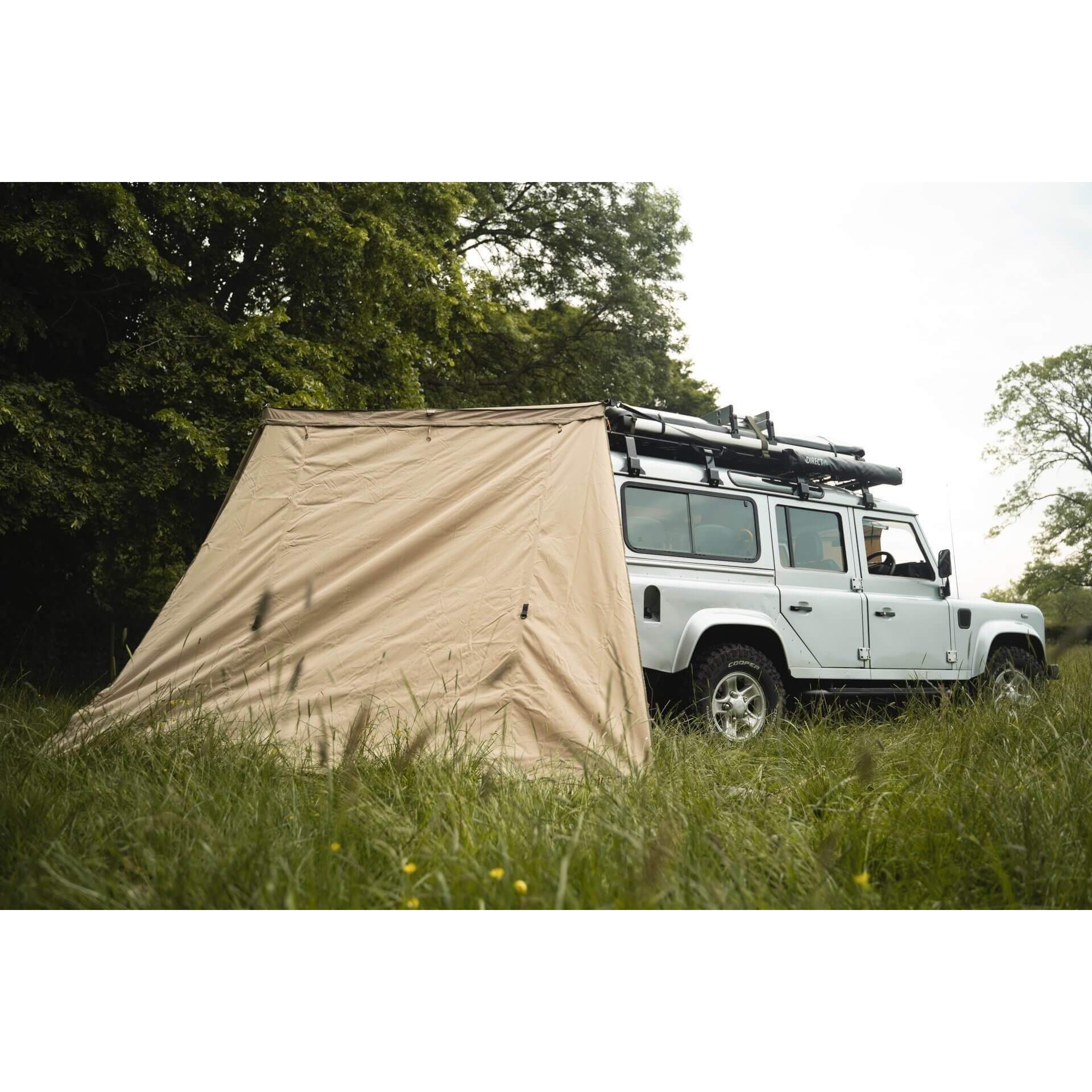 270 Forest Green Expedition Foldout Vehicle Camping Side Awning + Side Walls -  - sold by Direct4x4