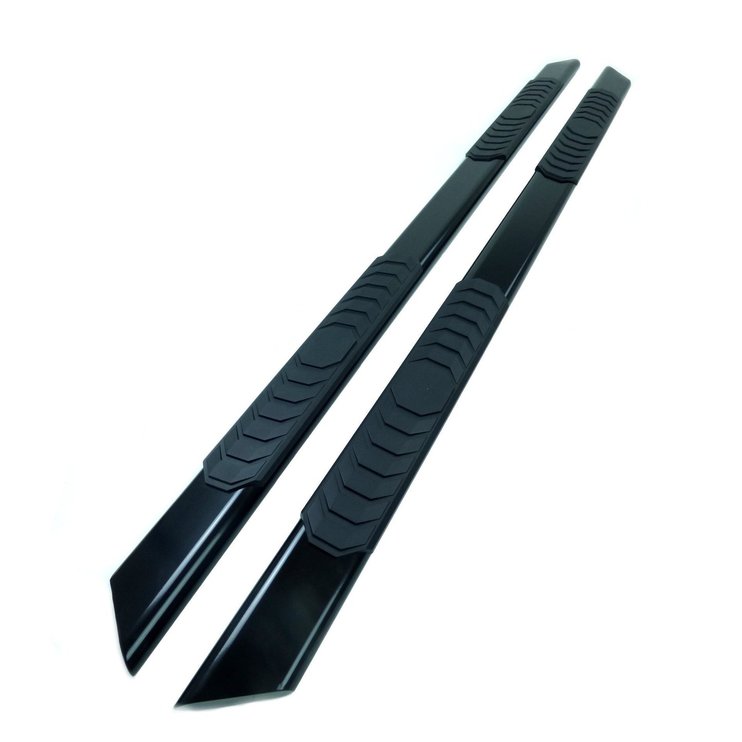 Black Sonar Side Steps Running Boards for Mitsubishi L200 Double Cab 2005-2015 -  - sold by Direct4x4