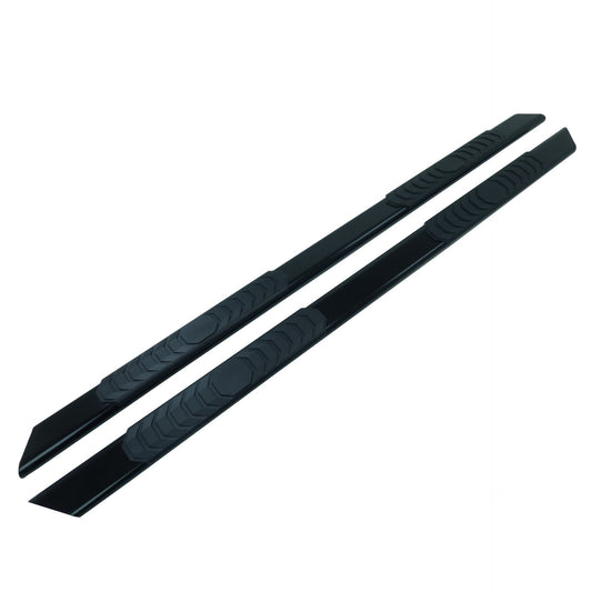 Black Sonar Side Steps Running Boards for Nissan Navara D40 Double Cab 06-15 -  - sold by Direct4x4