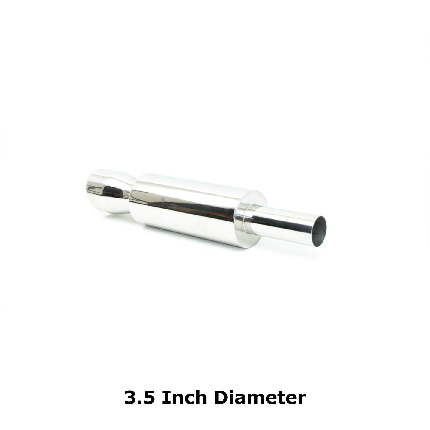 3.5 Inch Diameter Stainless Steel Long Exhaust Tip Silencer -  - sold by Direct4x4