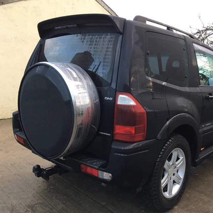 Black & Stainless Steel Wheel Cover -  - sold by Direct4x4