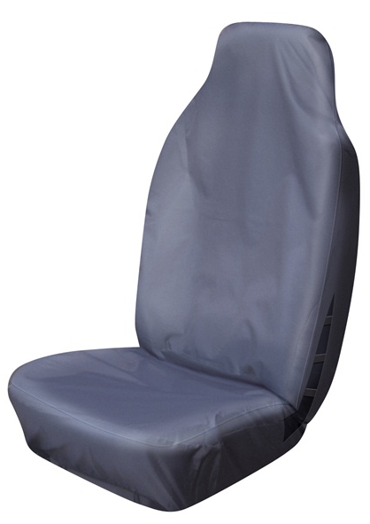 Car Seat Cover High Back Waterproof - Front Single - Grey -  - sold by Direct4x4