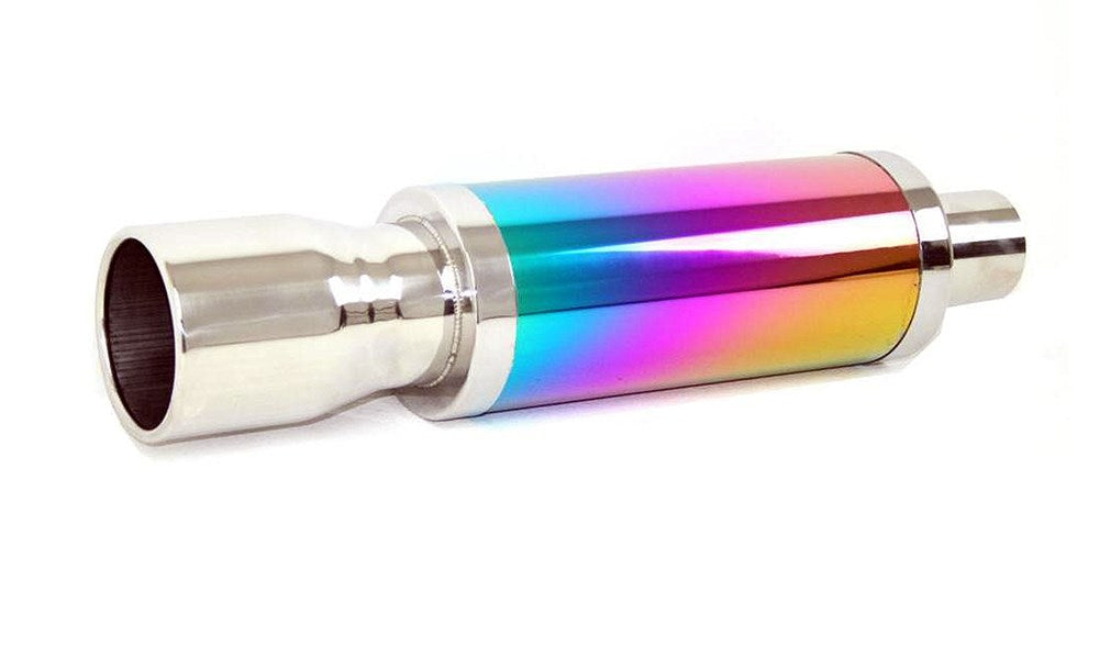 Direct4x4 Trim Accessories 4 Inch Diameter Rainbow Effect Rear Silencer