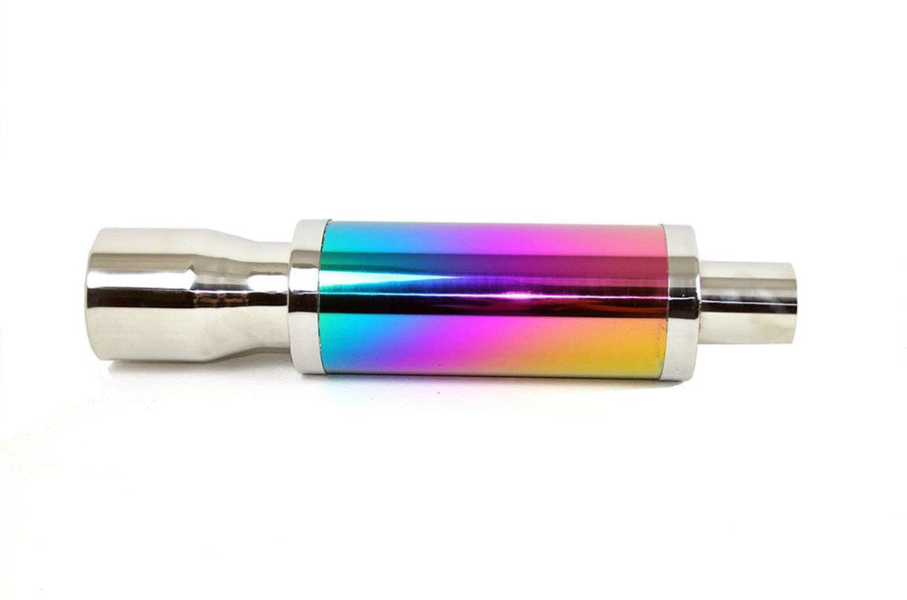 4 Inch Diameter Rainbow Effect Rear Silencer -  - sold by Direct4x4