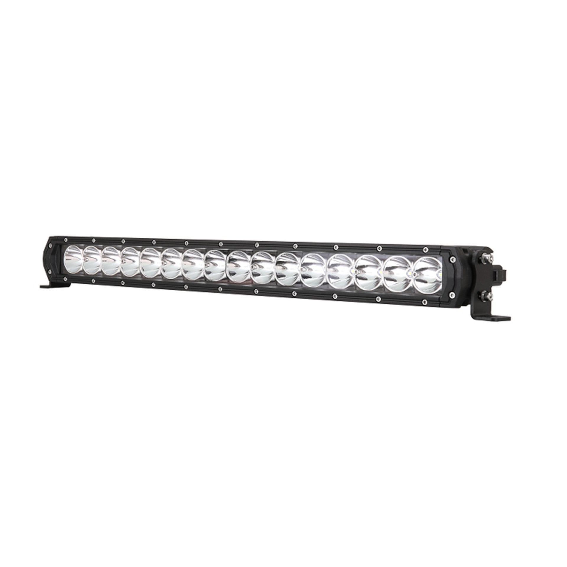 Ultra Thin Single Row 20PCS x 5W OSRAM Super Bright LED Light Bar ...