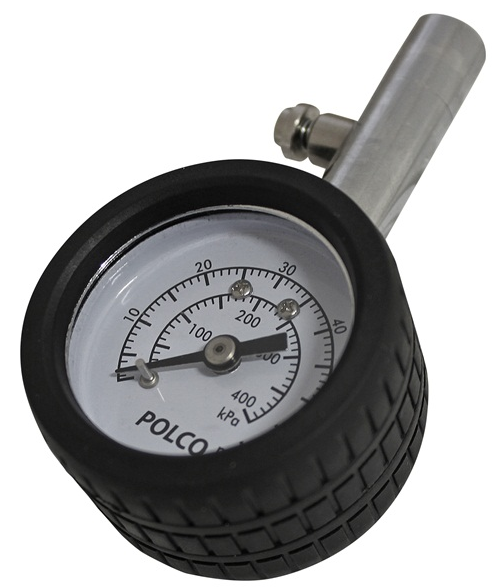Tyre Pressure Gauge - Analogue - Mini Dial -  - sold by Direct4x4