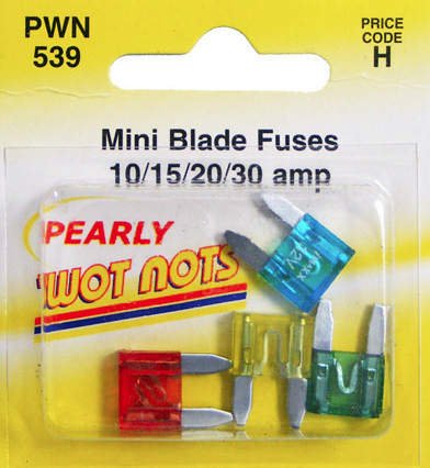 Fuses - Mini Blade - Assorted - Pack Of 4 -  - sold by Direct4x4