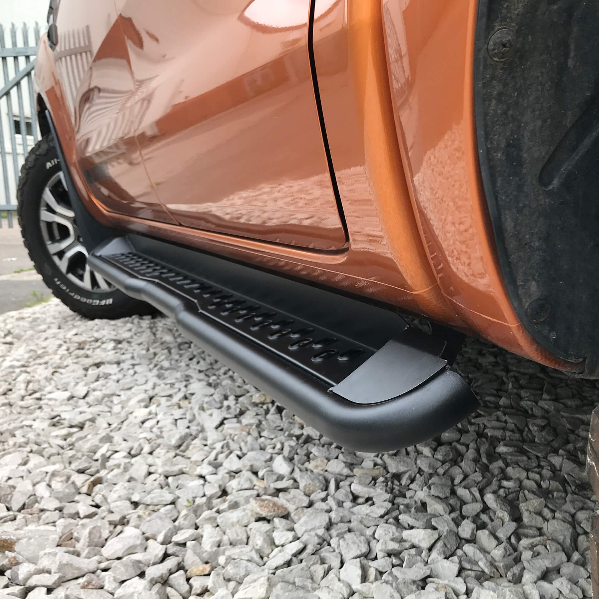 RockSlider Side Steps Running Boards for Nissan Navara NP300 Double Cab 2015+ -  - sold by Direct4x4