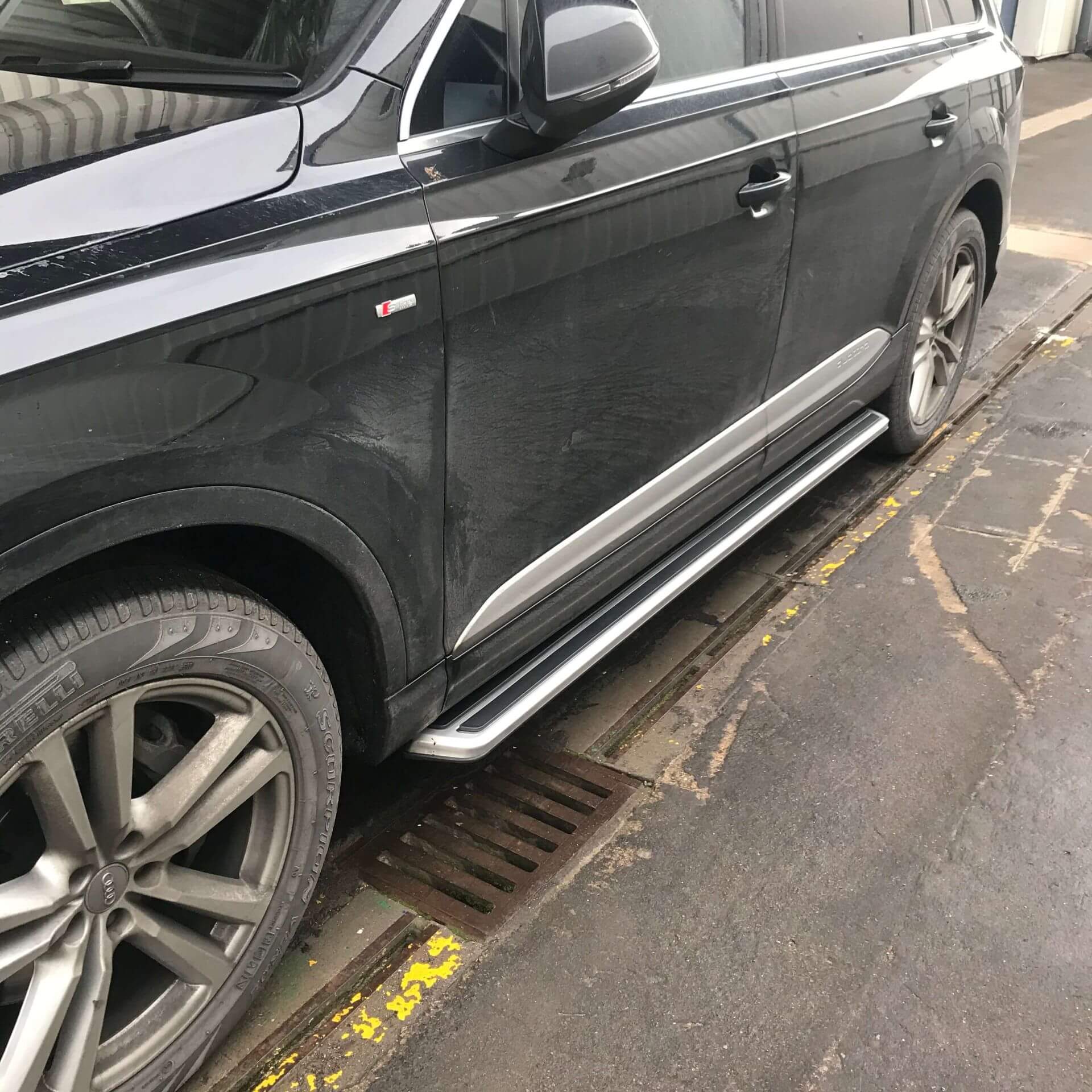 OE Style Side Steps Running Boards for Audi Q7 2016 2019 Direct4x4