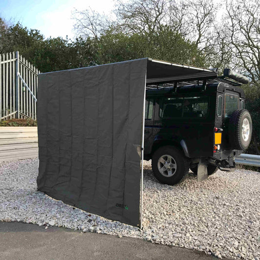 Front Windbreak Wall for Direct4x4 Expedition Awnings - 2.5mx2.2m Forest Green -  - sold by Direct4x4
