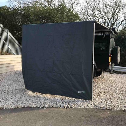 Expedition Pull-out 2.5mx2m Granite Grey Vehicle Side Awning with Front -  - sold by Direct4x4