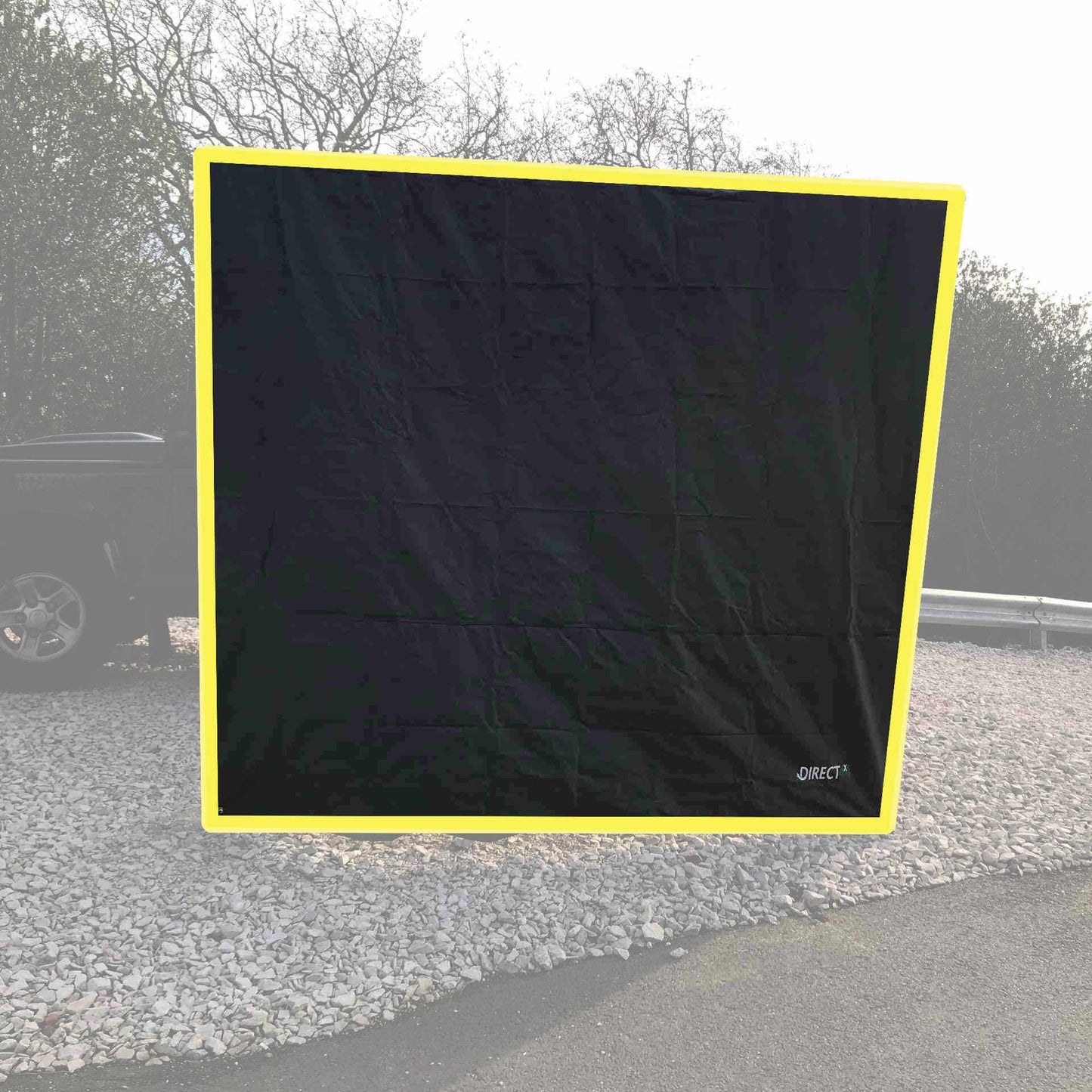 Front Windbreak Wall for Direct4x4 Expedition Awnings -  2.5mx2.2m Granite Grey -  - sold by Direct4x4