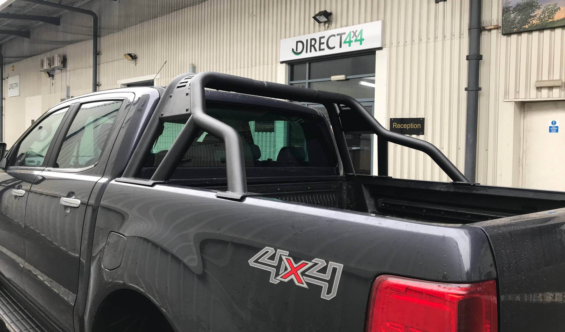 Direct4x4 Pickup Truck Roll Sports Bars [CLEARANCE] Black Short Arm Roll Sports Bar for the Ford Ranger