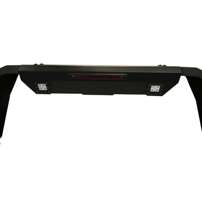 Direct4x4 Pickup Truck Roll Sports Bars Black Side Mesh Roll Sports Bar with LED Work Lights for Toyota Hilux 1997-2005