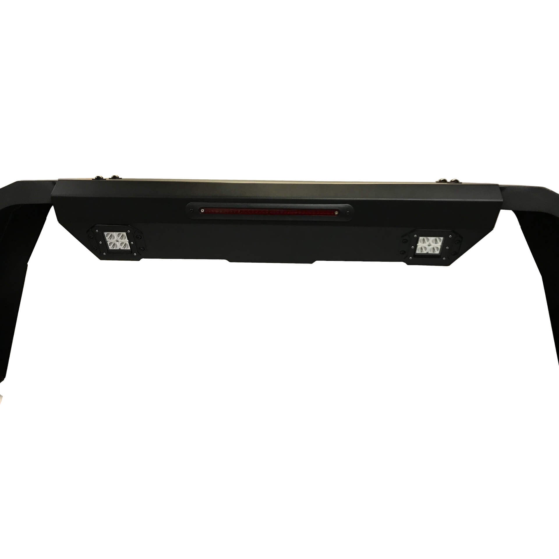 Black Side Mesh Roll Sports Bar with LED Work Lights for the Nissan Navara -  - sold by Direct4x4