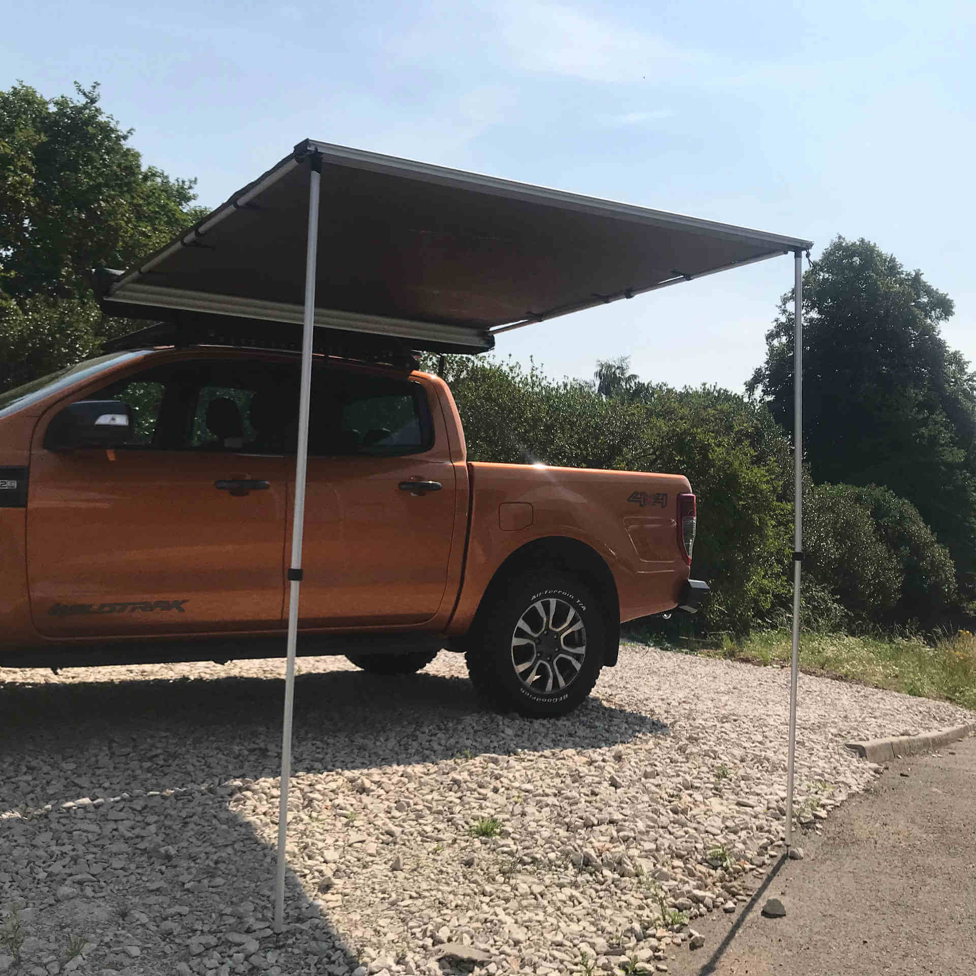 Expedition Pull-out 2.5mx2m Forest Green Vehicle Side Awning with 2 Sides -  - sold by Direct4x4