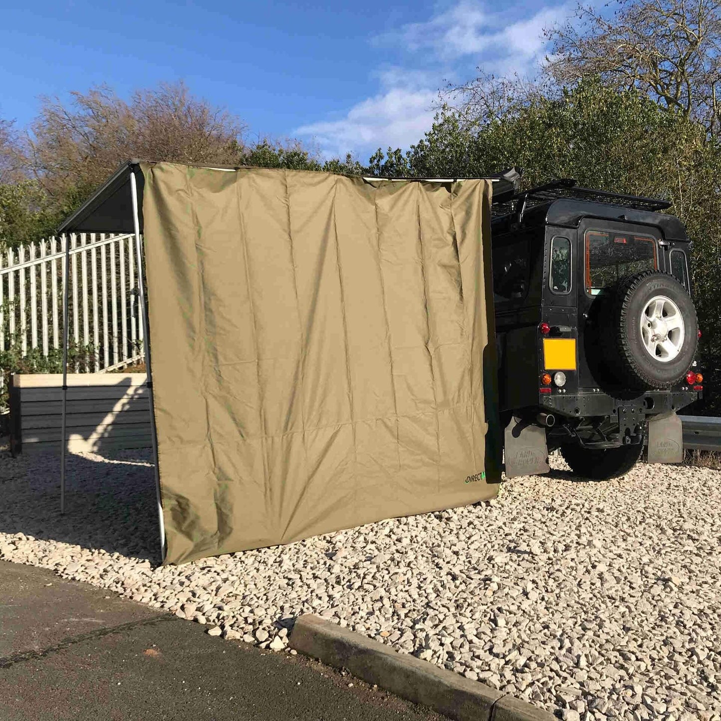 Expedition Pull-out 2.5mx2m Forest Green Vehicle Side Awning with 2 Sides -  - sold by Direct4x4