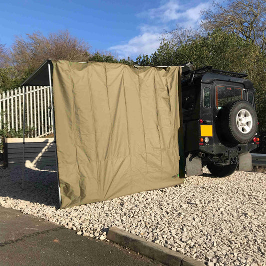 Side Windbreak Wall for Direct4x4 Expedition Awning - 2mx2.2m Forest Green -  - sold by Direct4x4