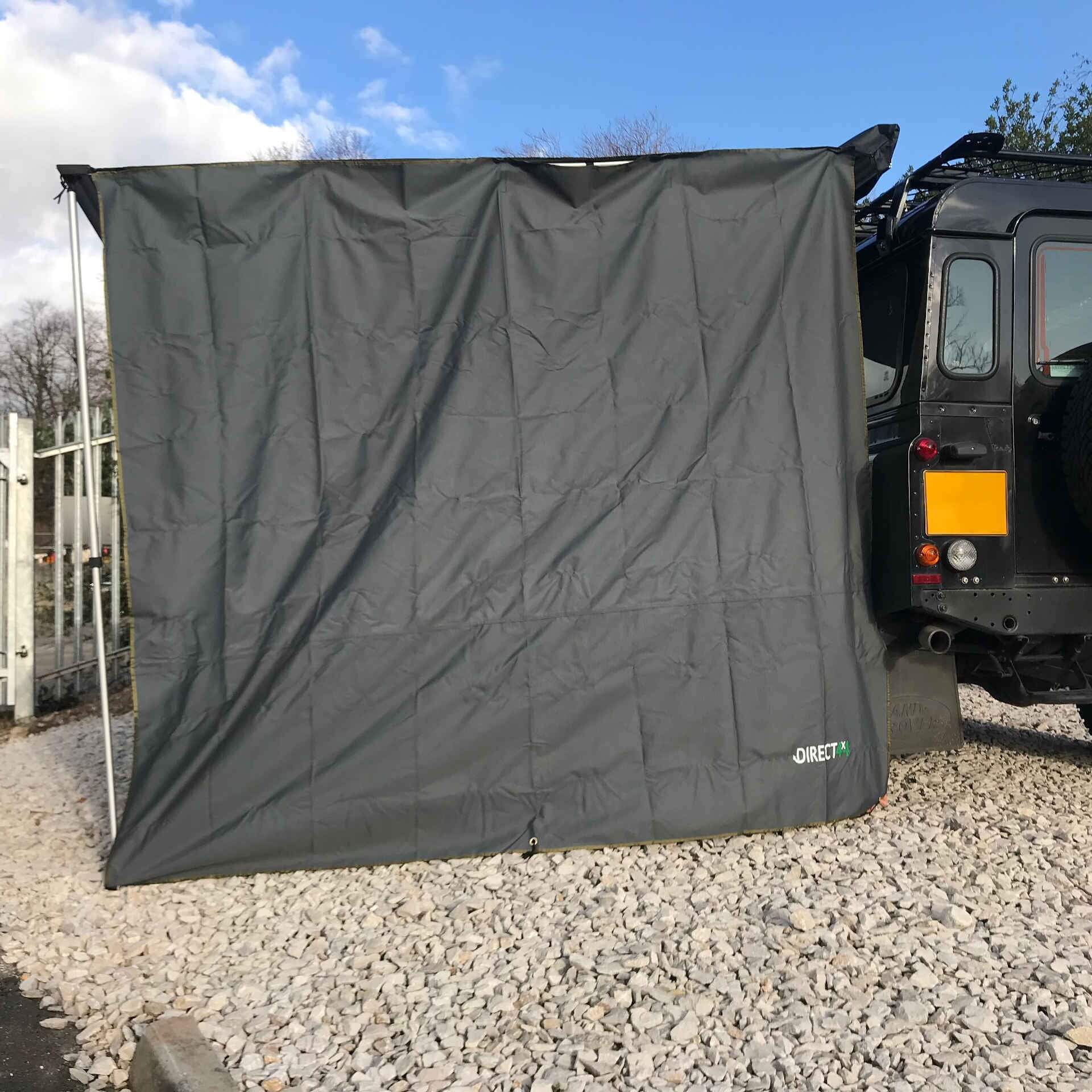 Expedition Pull-out 2.5mx2m Granite Grey Vehicle Side Awning with 1 Side -  - sold by Direct4x4