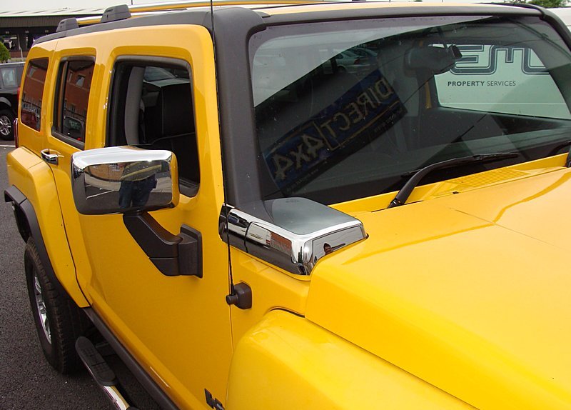 Chromed Door Mirror Covers for Hummer H3 -  - sold by Direct4x4