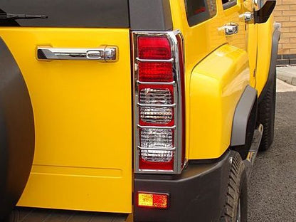 Chromed Rear Tail Light Covers for Hummer H3 -  - sold by Direct4x4