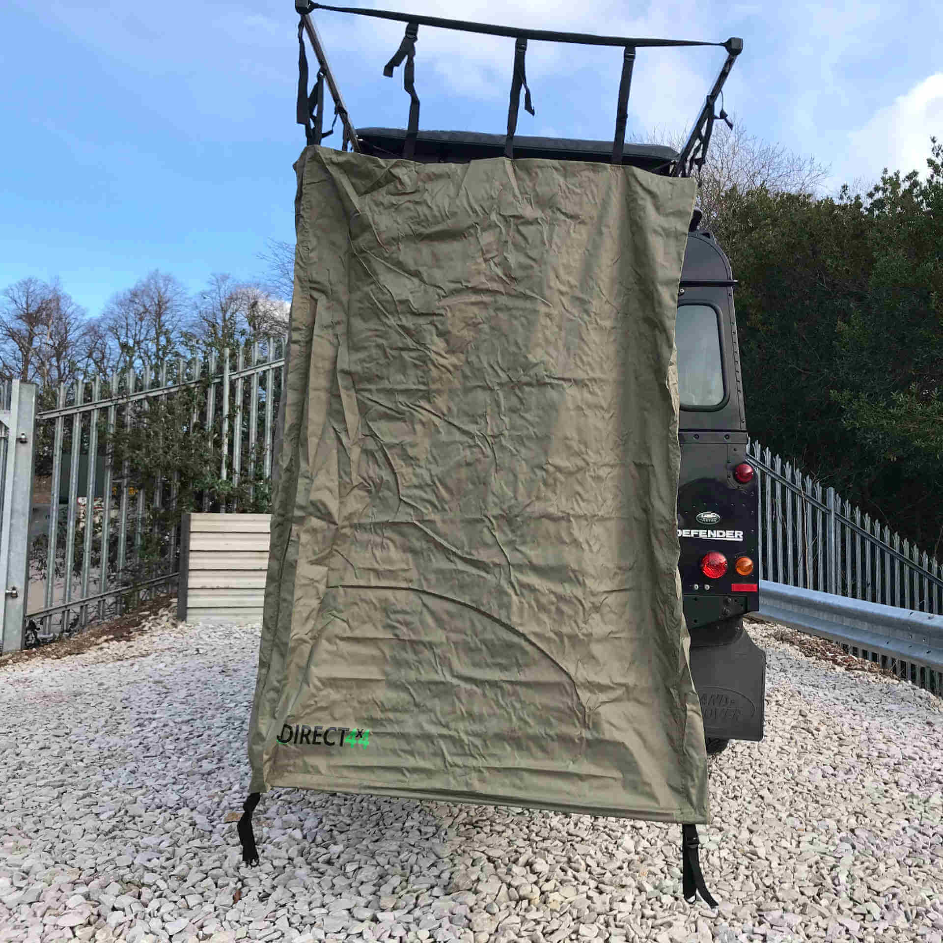 Overland Expedition Fold-Out Shower Privacy Curtain Side Box in Forest Green -  - sold by Direct4x4