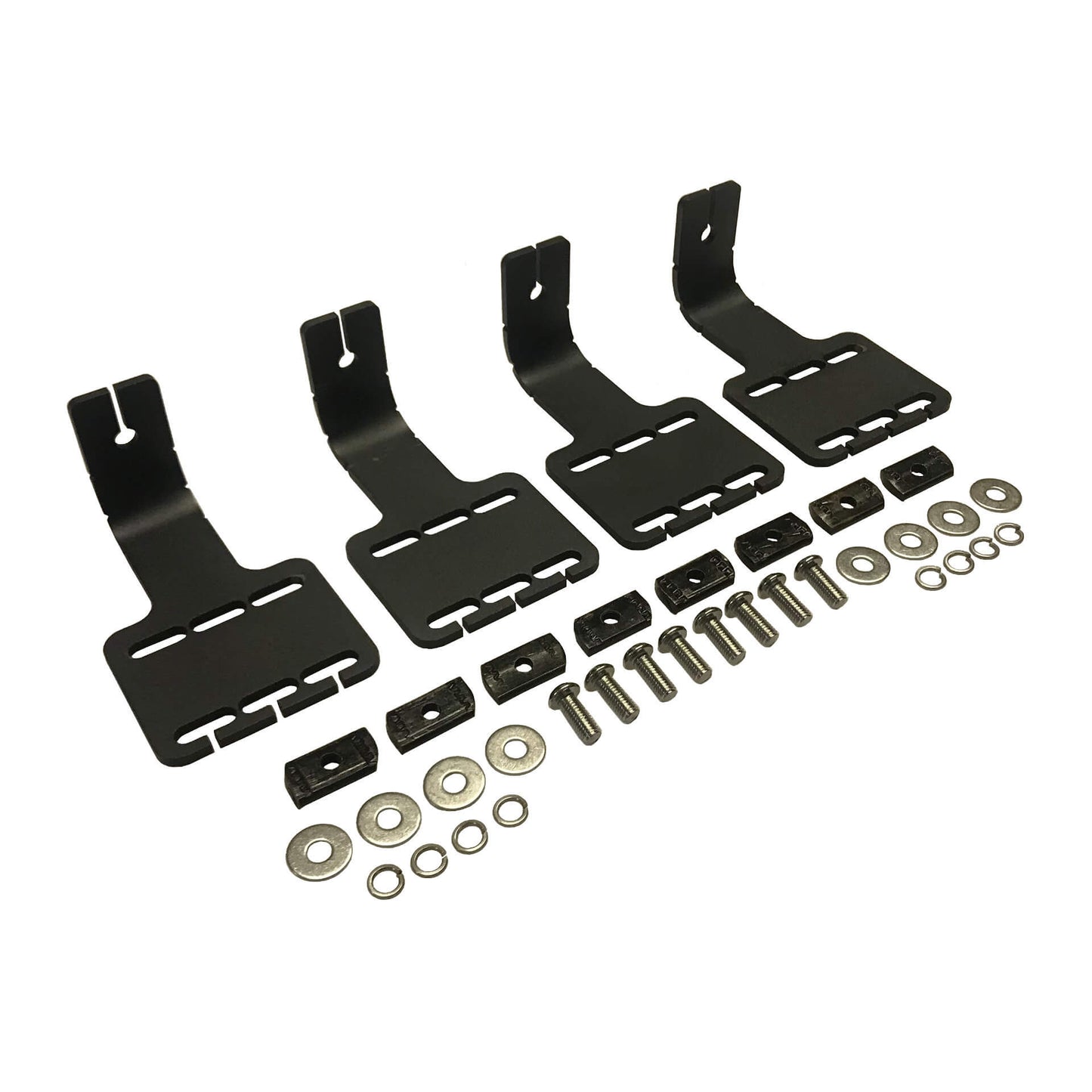 Set of Four LED Light Brackets for Direct4x4 AluMod Low Profile Roof Racks -  - sold by Direct4x4