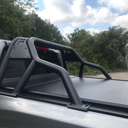 Black Short Arm Roll Sports Bar for the Nissan Navara -  - sold by Direct4x4