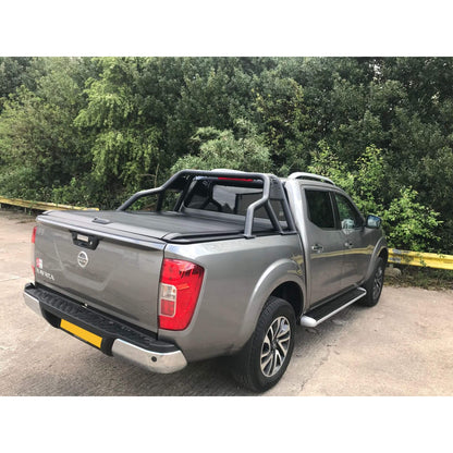 Black Short Arm Roll Sports Bar for the Nissan Navara -  - sold by Direct4x4