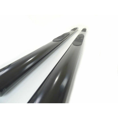 Black Side Bars with Steps for Vauxhall Opel Vivaro SWB 2001-2014 -  - sold by Direct4x4
