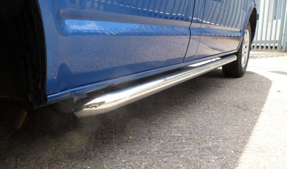 OE Style Stainless Steel Side Bars for Volkswagen Transporter T6 LWB -  - sold by Direct4x4