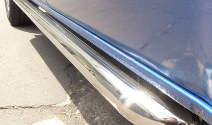 OE Style Stainless Steel Side Bars for Volkswagen Transporter T6 SWB -  - sold by Direct4x4